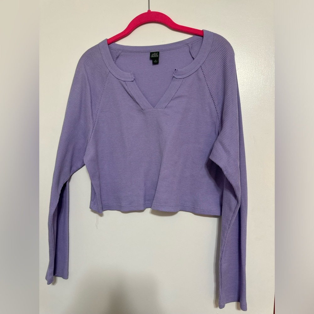 Wild Fable Lavender Crop Top